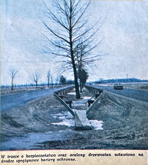 Motor numer 7 z 1976 roku trasa E-8 infrastruktura