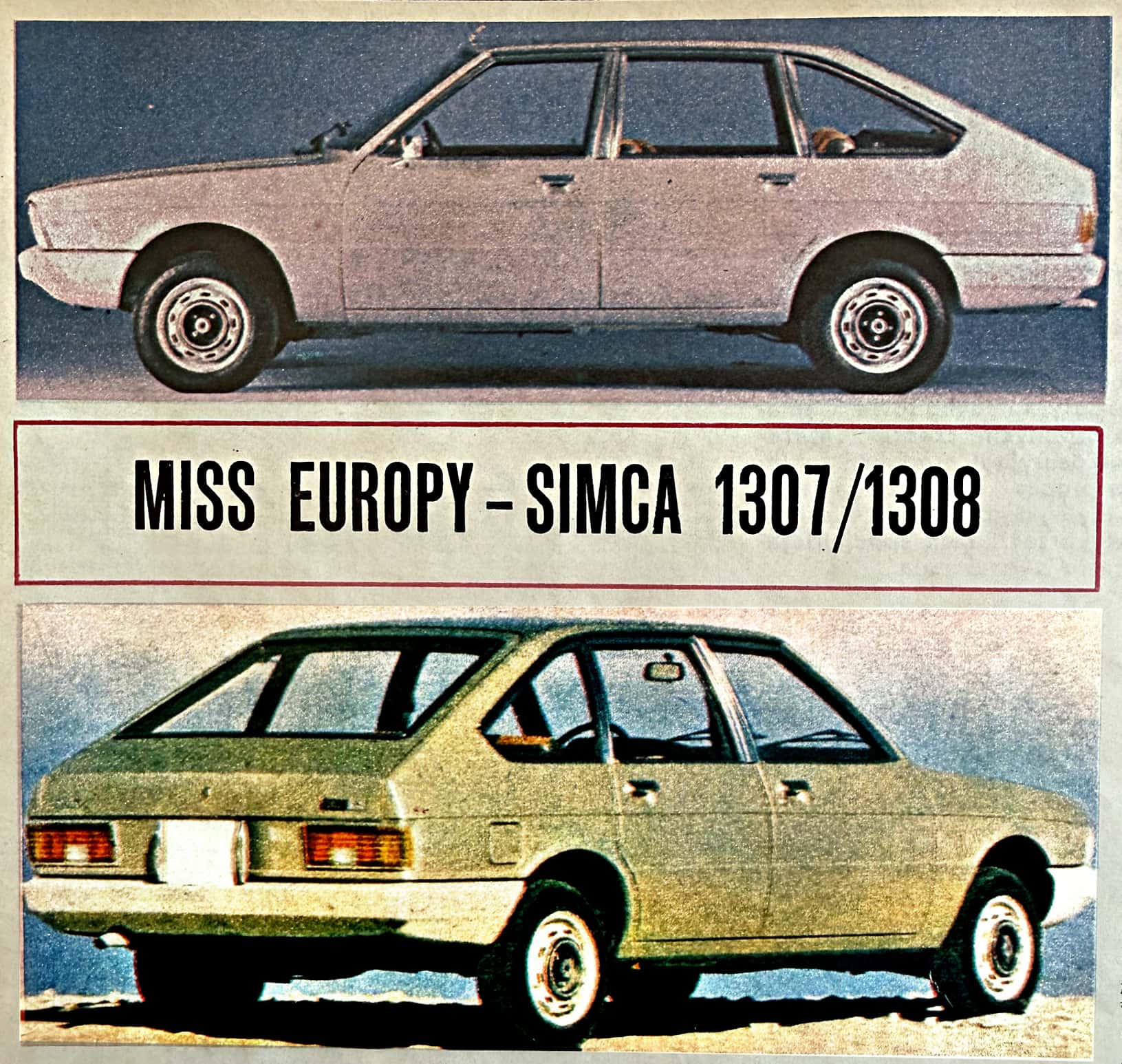 Simca 1307/1308 – bok, tył