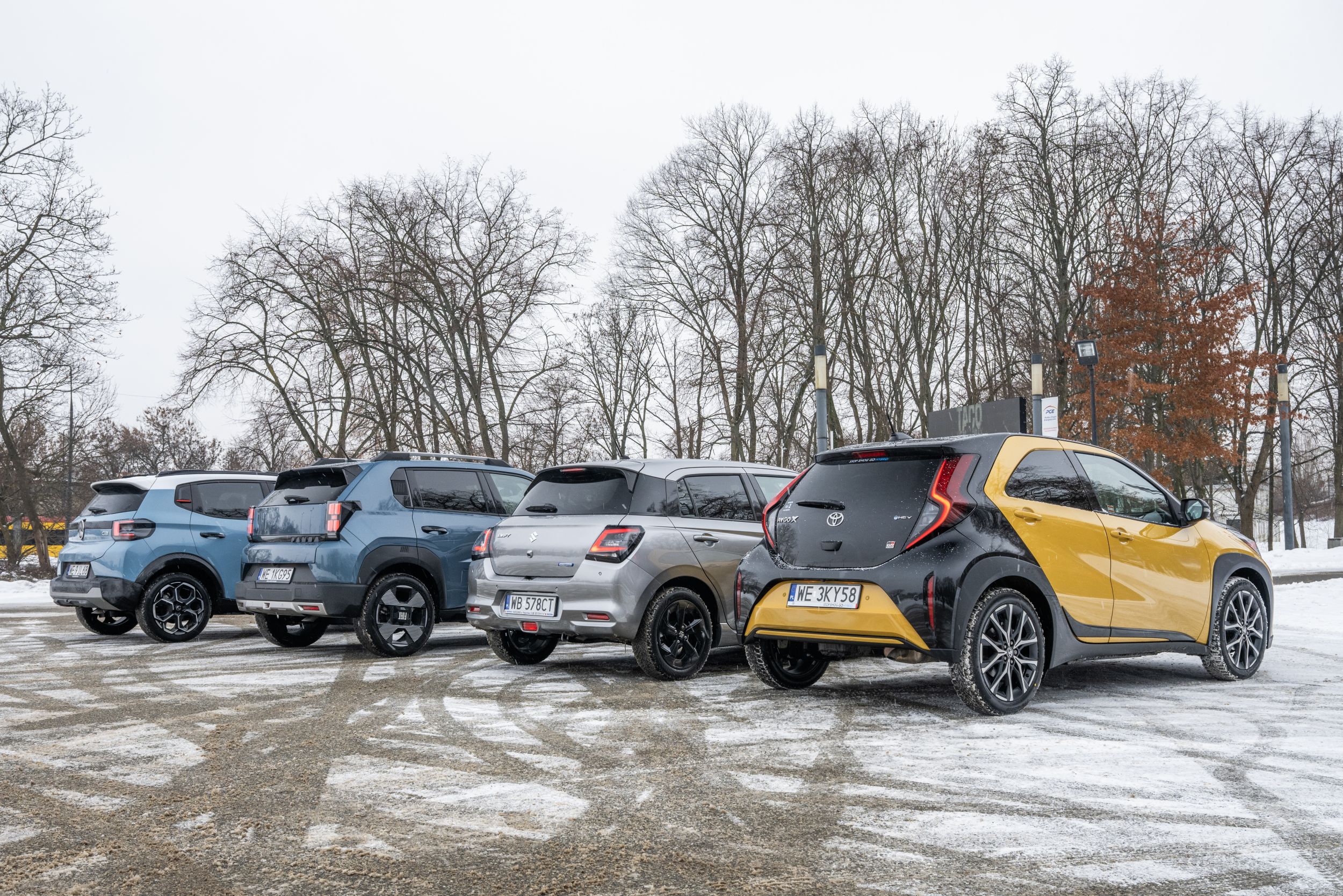 Citroen C3, Fiat Grande Panda, Suzuki Swift, Toyota Aygo X 4
