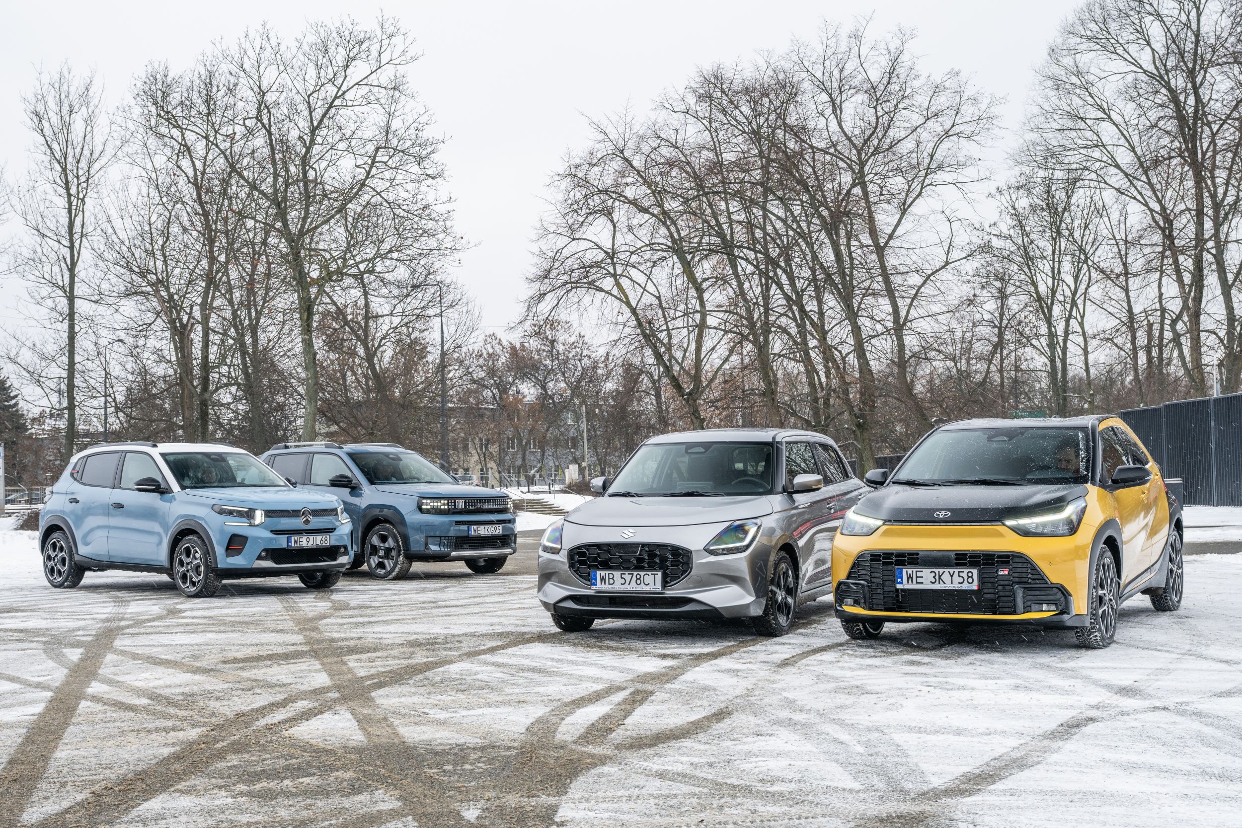 Citroen C3, Fiat Grande Panda, Suzuki Swift, Toyota Aygo X 2