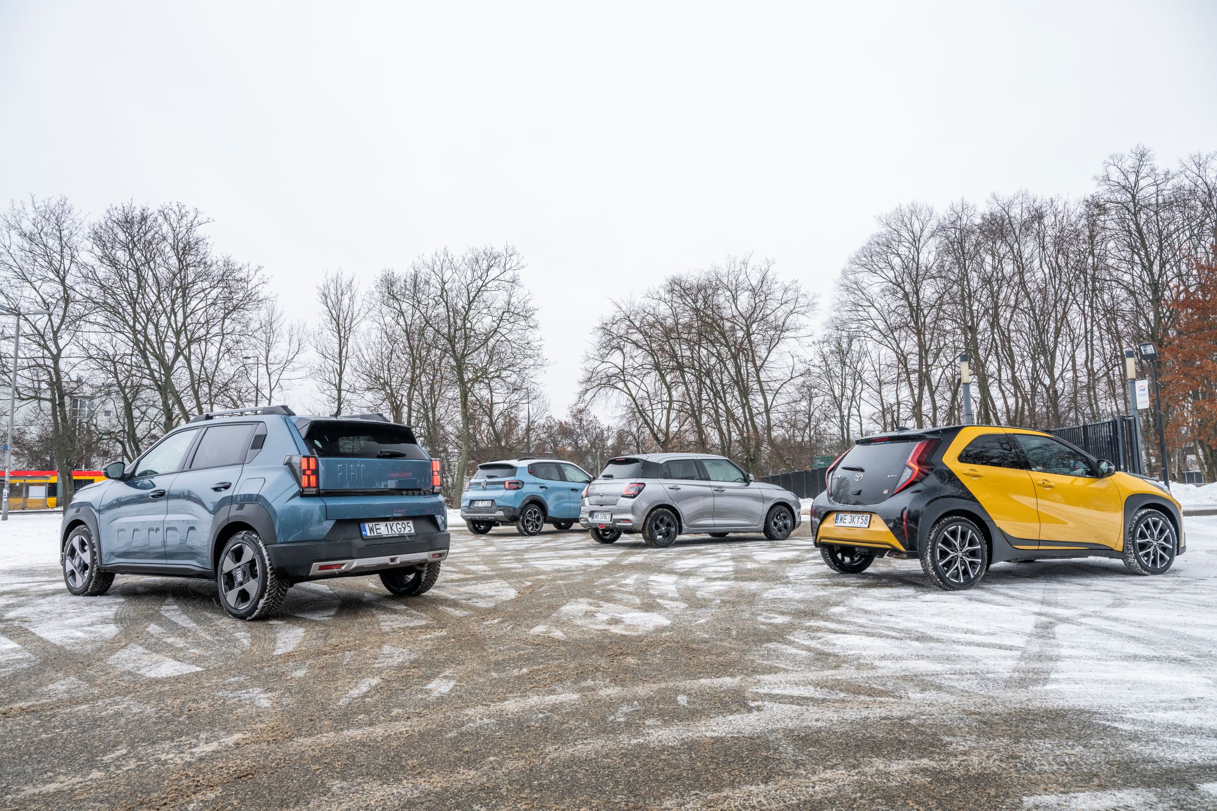 Citroen C3, Fiat Grande Panda, Suzuki Swift, Toyota Aygo X 3
