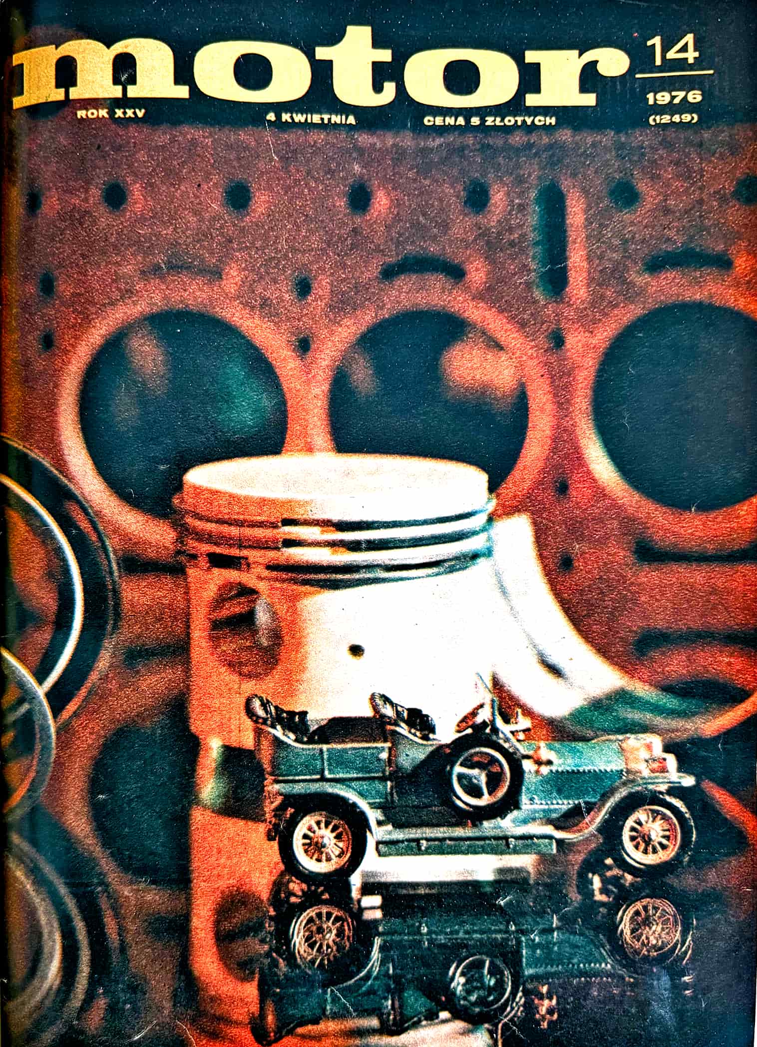 Motor numer 14 z 1976 roku – okładka