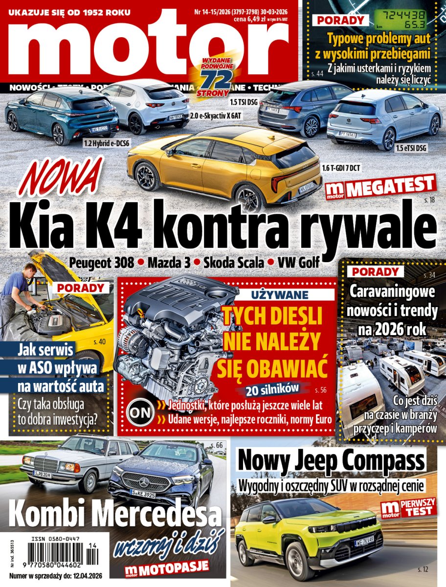 „Motor” nr 14-15/2026 – zapowiedź numeru