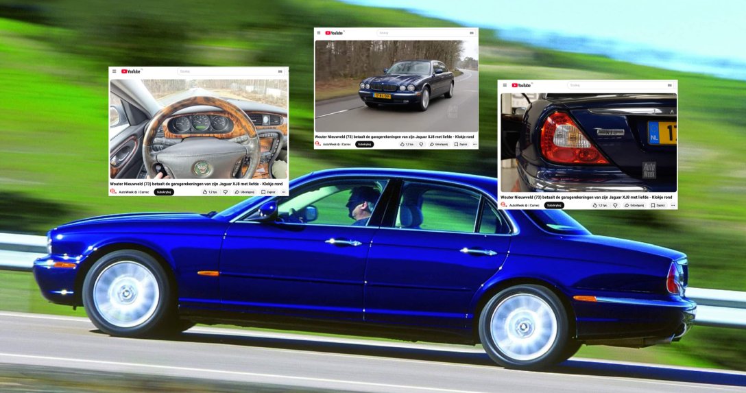 Jaguar XJ – bok i screeny z YouTube