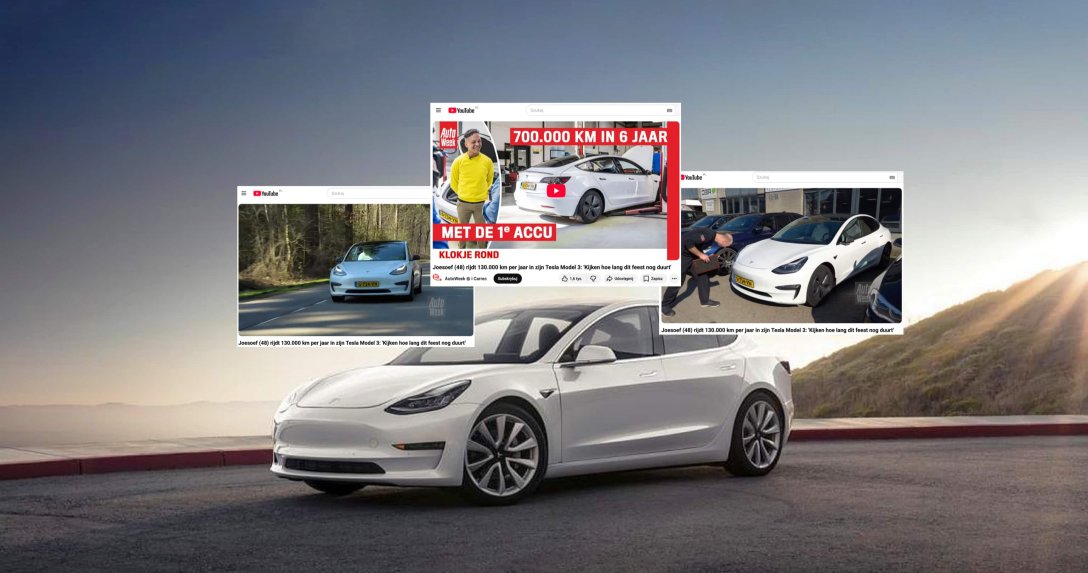 Tesla Model 3, screeny z YouTube