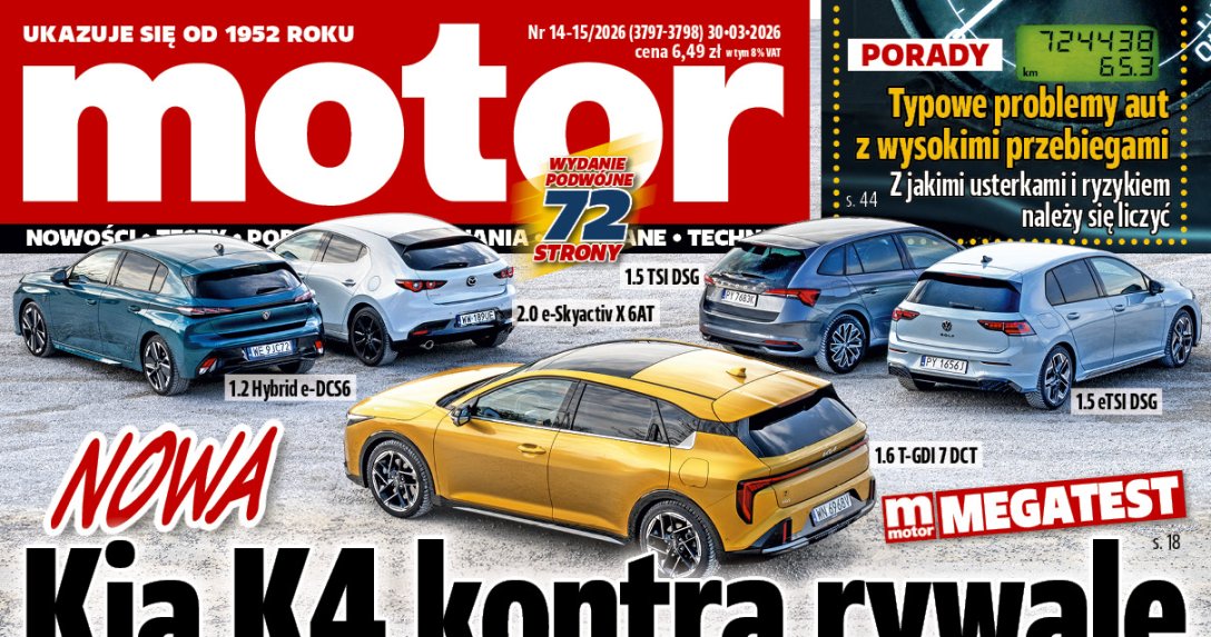„Motor” nr 14-15/2026 – zapowiedź numeru