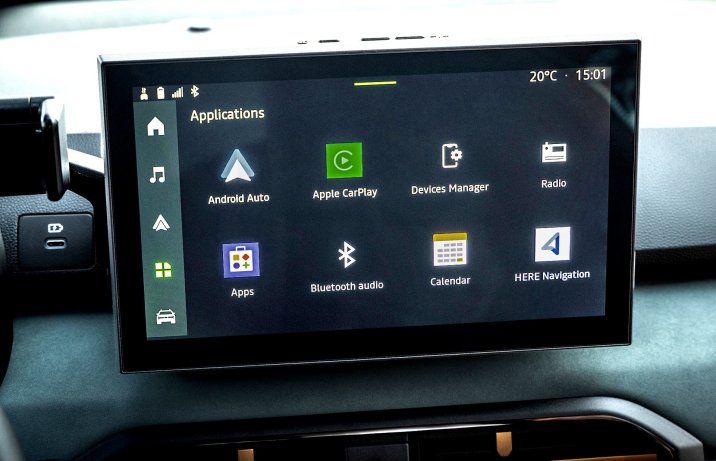 Dacia Sandero Stepway III Eco-G 120 auto Extreme – deska rozdzielcza, ekran multimediów