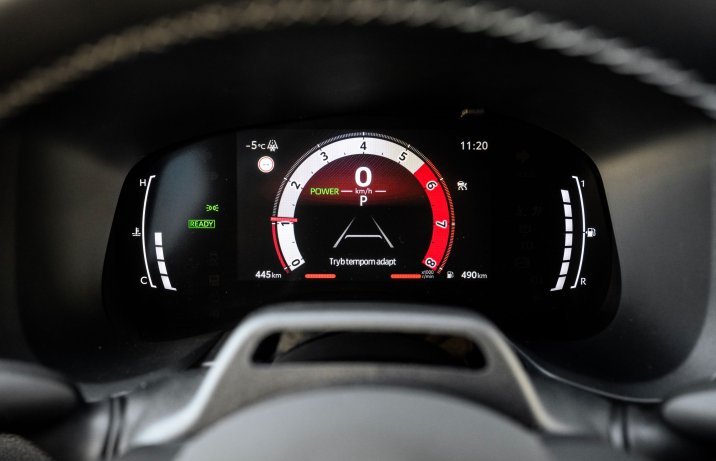 Toyota Aygo X - zegary