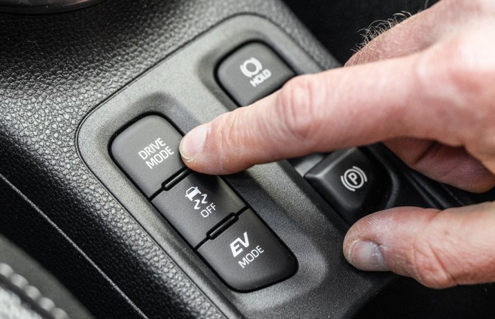 Toyota Aygo X - tryby jazdy