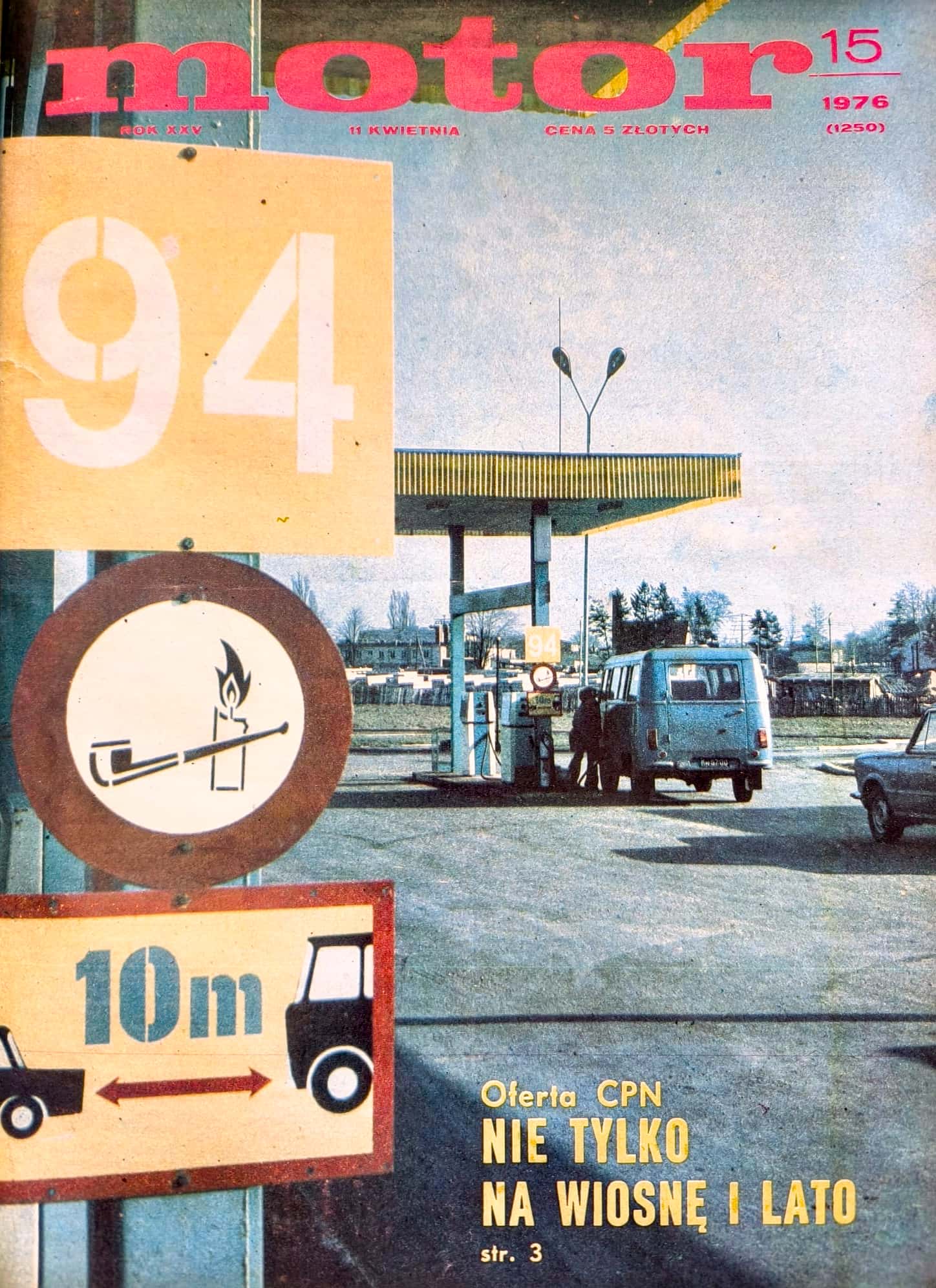 motor numer 15 z 1976 roku – okładka