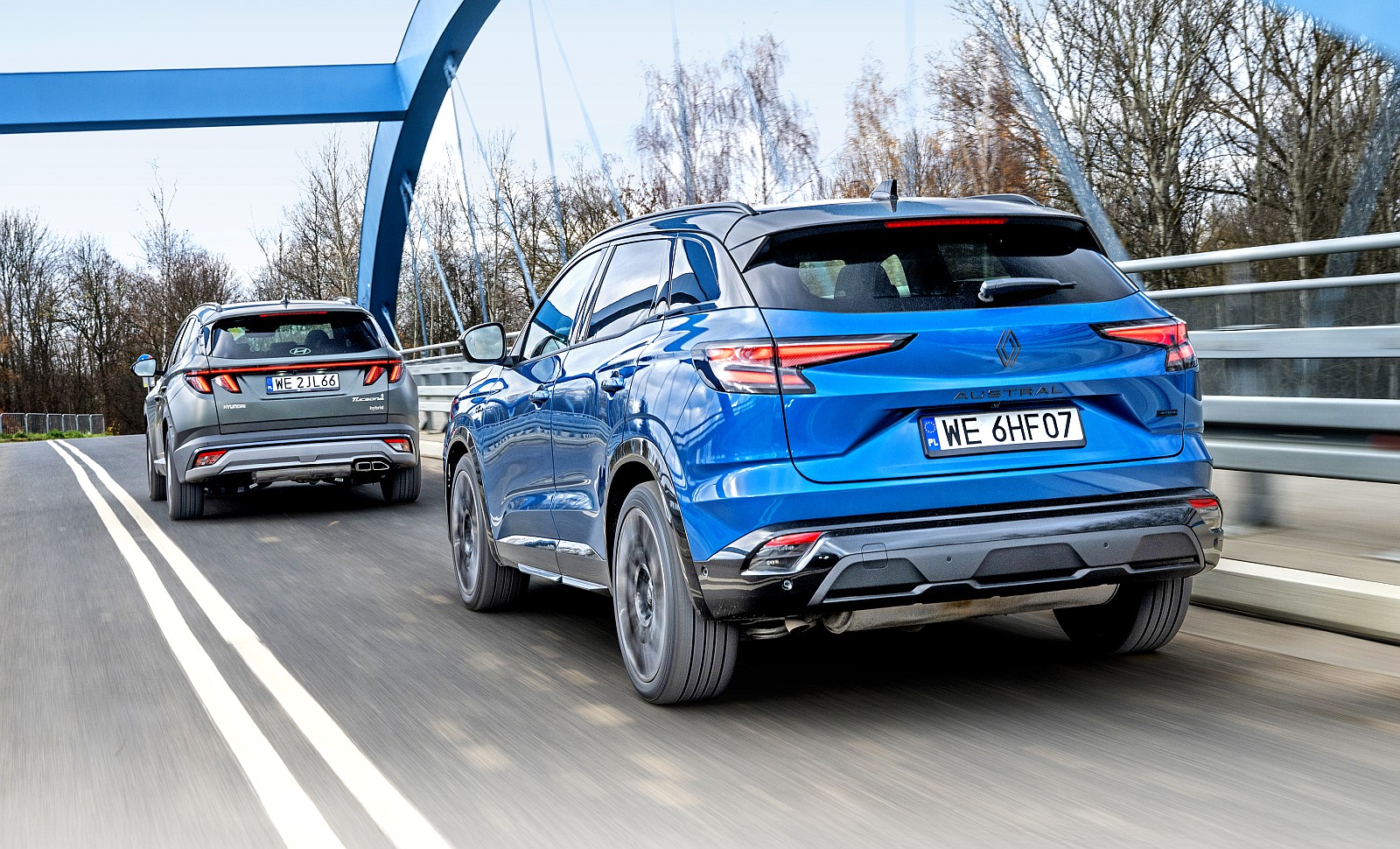 Hyundai Tucson vs Renault Austral (2026) - test, porównanie - tyły 01