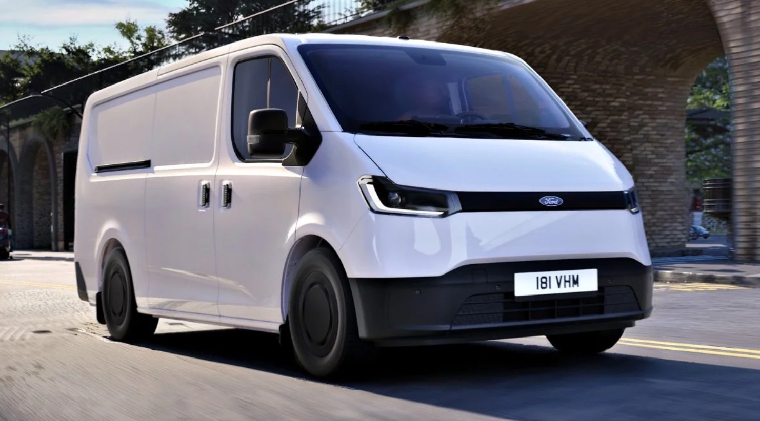 Ford transit city – przód
