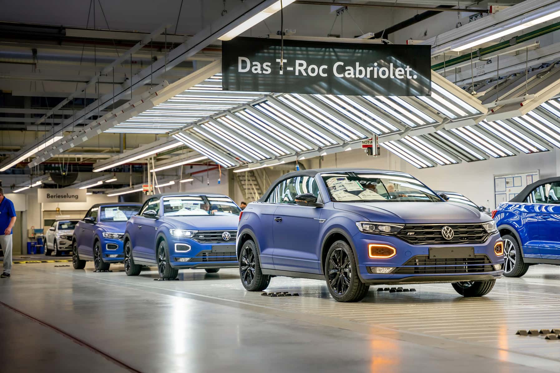Linia produkcyjna w zakładzie Volkswagena w Osnabruck