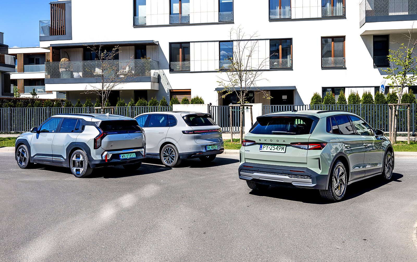 Kia EV3, Leapmotor B10, Skoda Elroq (2026) - porównanie - tył 01