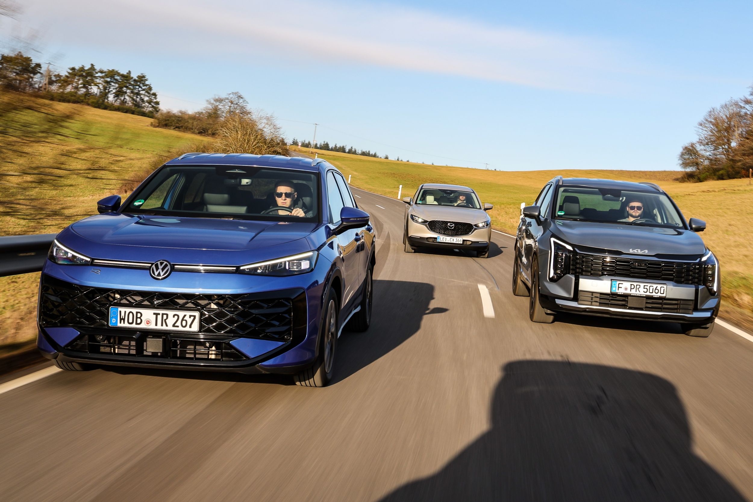 Kia Sportage, Mazda CX-30, VW T-Roc - 2