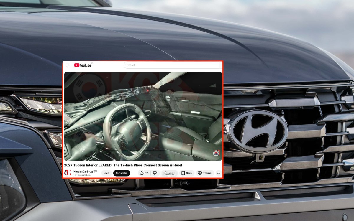 Nowy Hyundai Tucson ma przejść największą metamorfozę od lat. Wyciekły zdjęcia kabiny