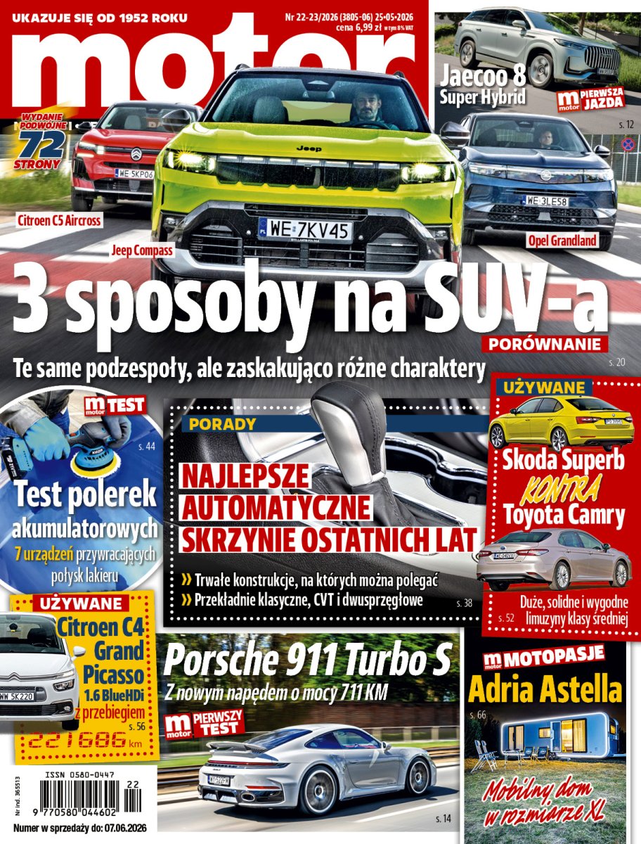 „Motor” nr 22-23/2026 – zapowiedź numeru
