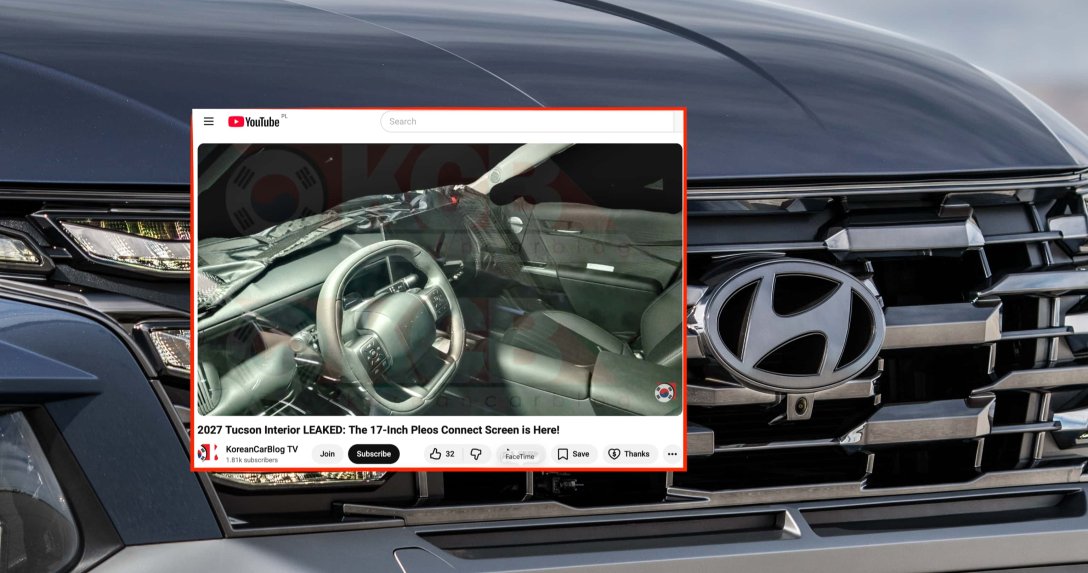 Nowy Hyundai Tucson ma przejść największą metamorfozę od lat. Wyciekły zdjęcia kabiny