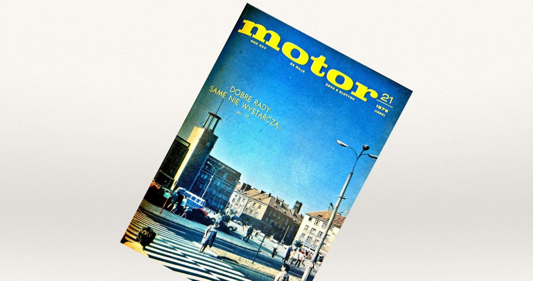 okładka tygodnika Motor numer 21 z 1976 roku