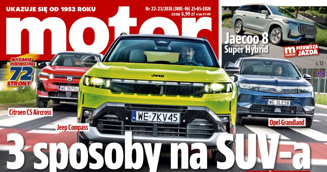 „Motor” nr 22-23/2026 – zapowiedź numeru