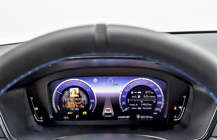 Honda Prelude e:HEV Advance – kokpit, ekran wskaźników