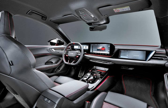 Audi RS 5 – wnętrze, deska rozdzielcza