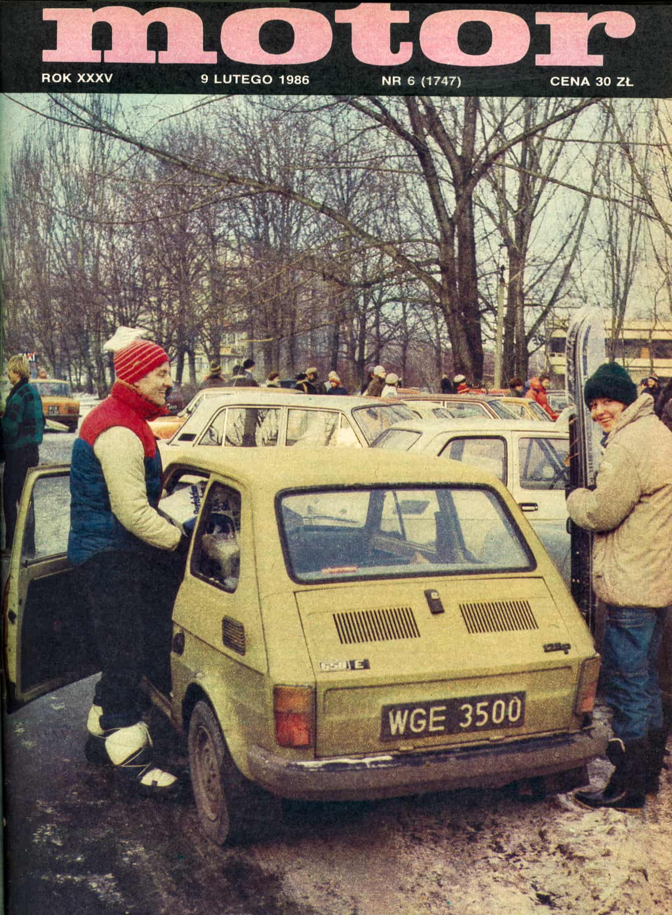 motor numer 6 z 1986 – okładka
