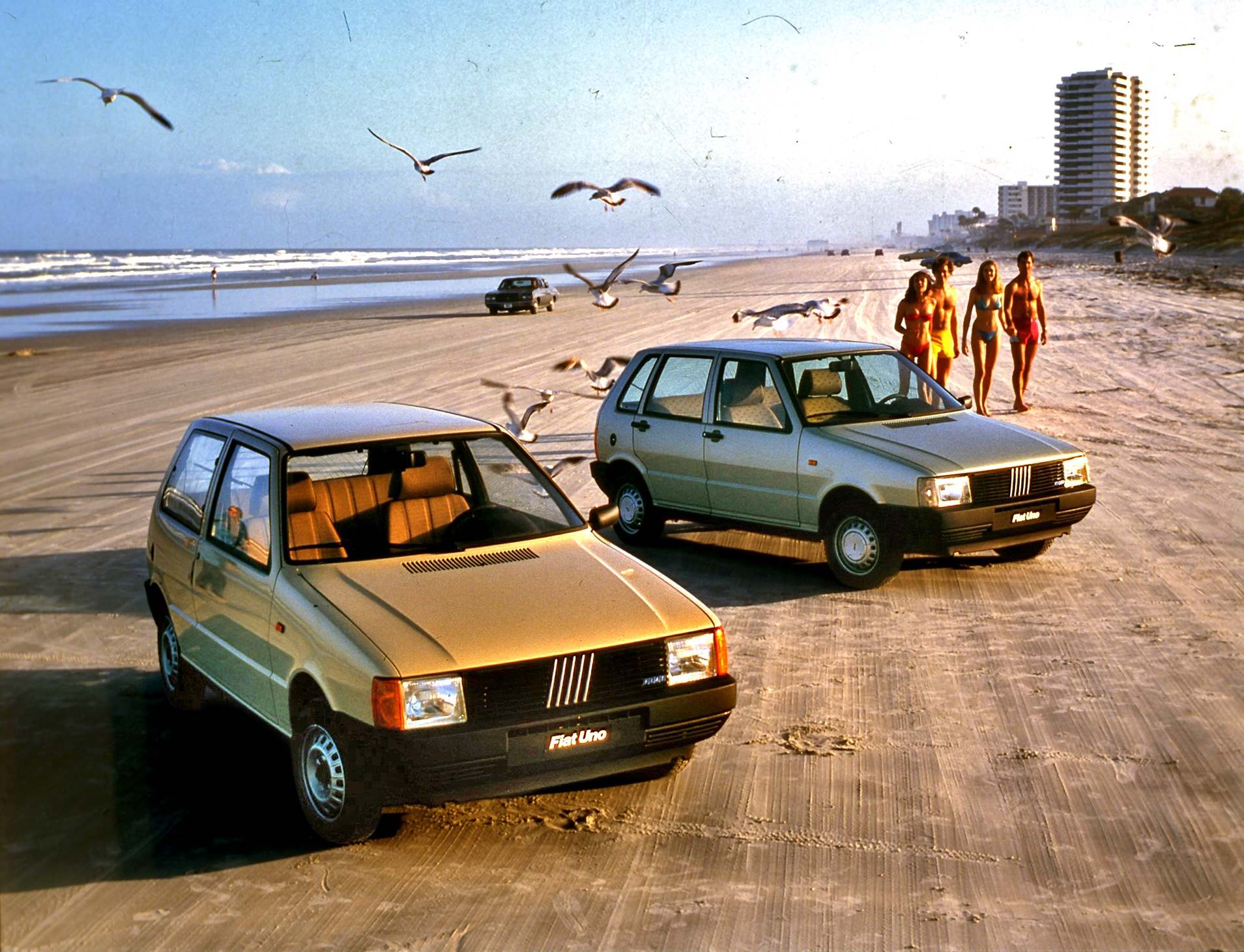Fiat Uno – na plaży