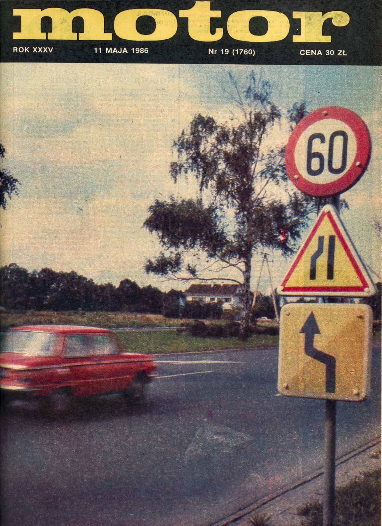 Motor numer 19/1986 okładka