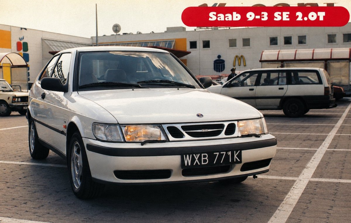 Saab 9-3 SE 2.0T – samolot na kołach | Test z „Motoru” nr 41/1998