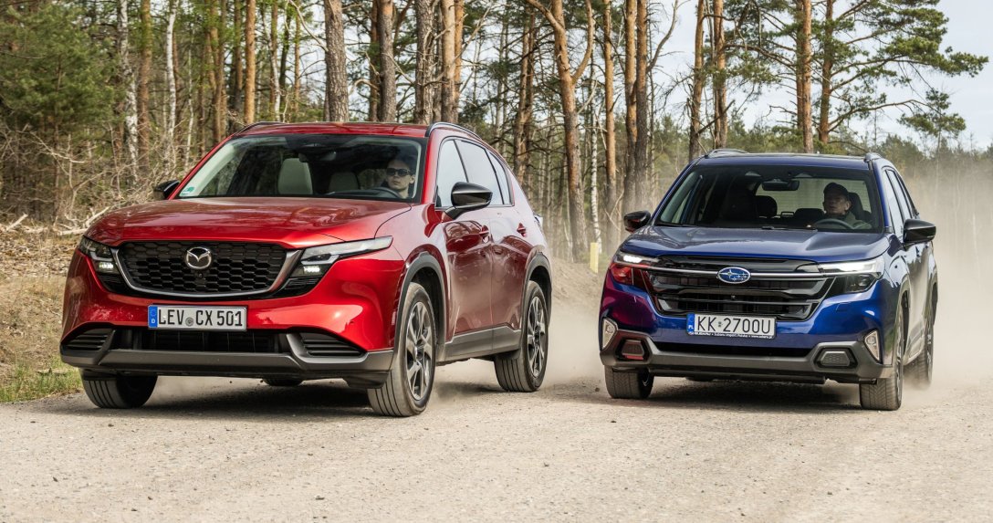 Mazda CX-5 kontra Subaru Forester. Dwa japońskie SUV-y, dwa różne charaktery | PORÓWNANIE