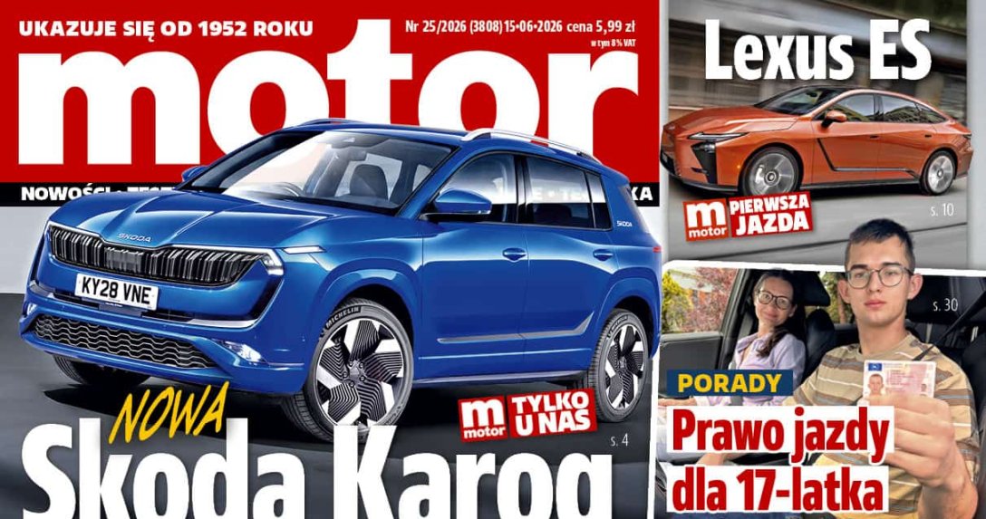 okładka Motoru numer 25 z 2026 roku