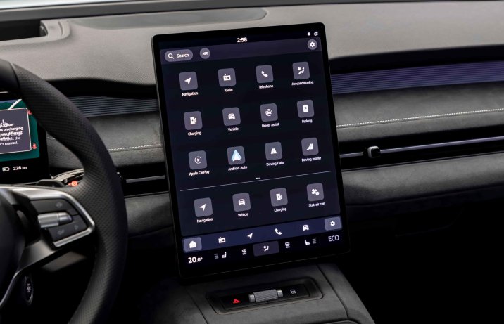 Skoda Peaq – ekran centralny