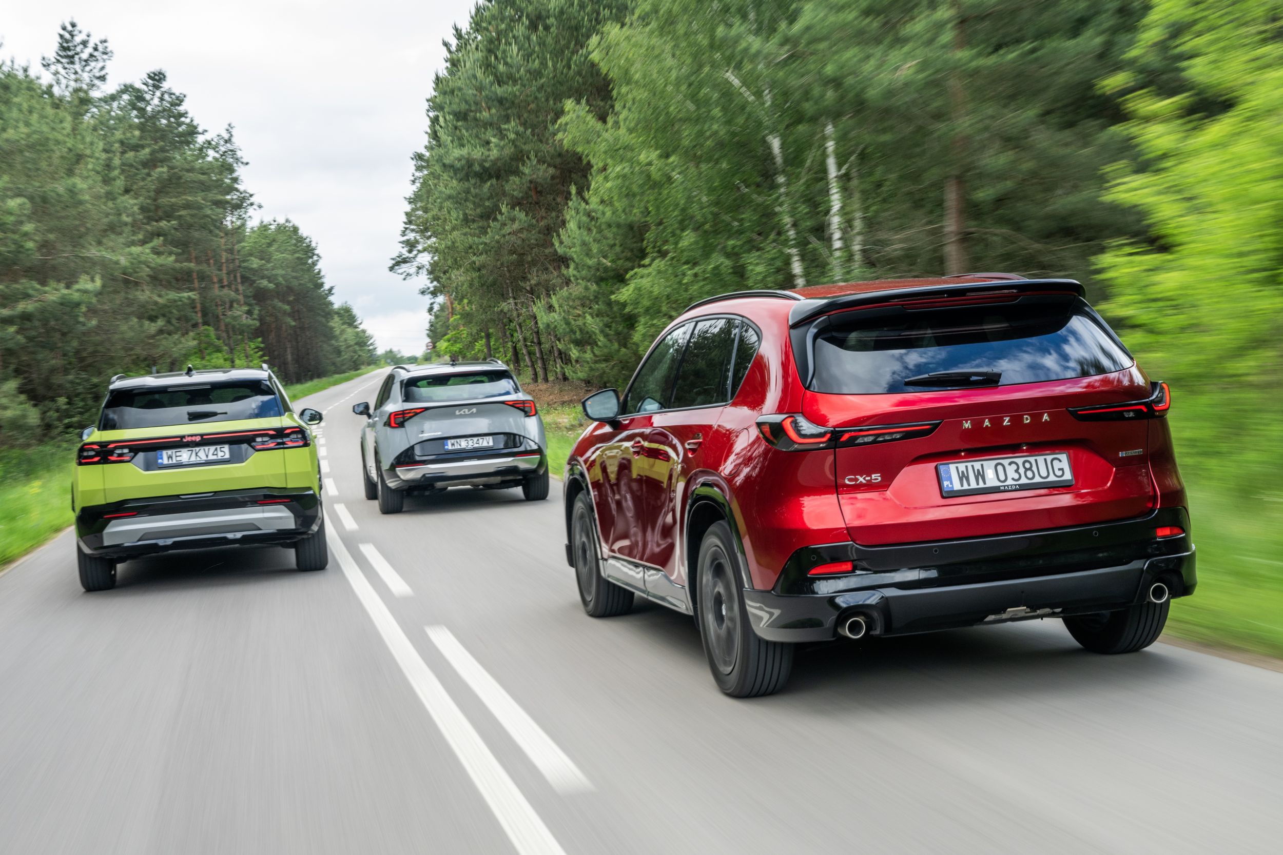 Jeep Compass, Kia Spotrtage, Mazda CX-5 - 2