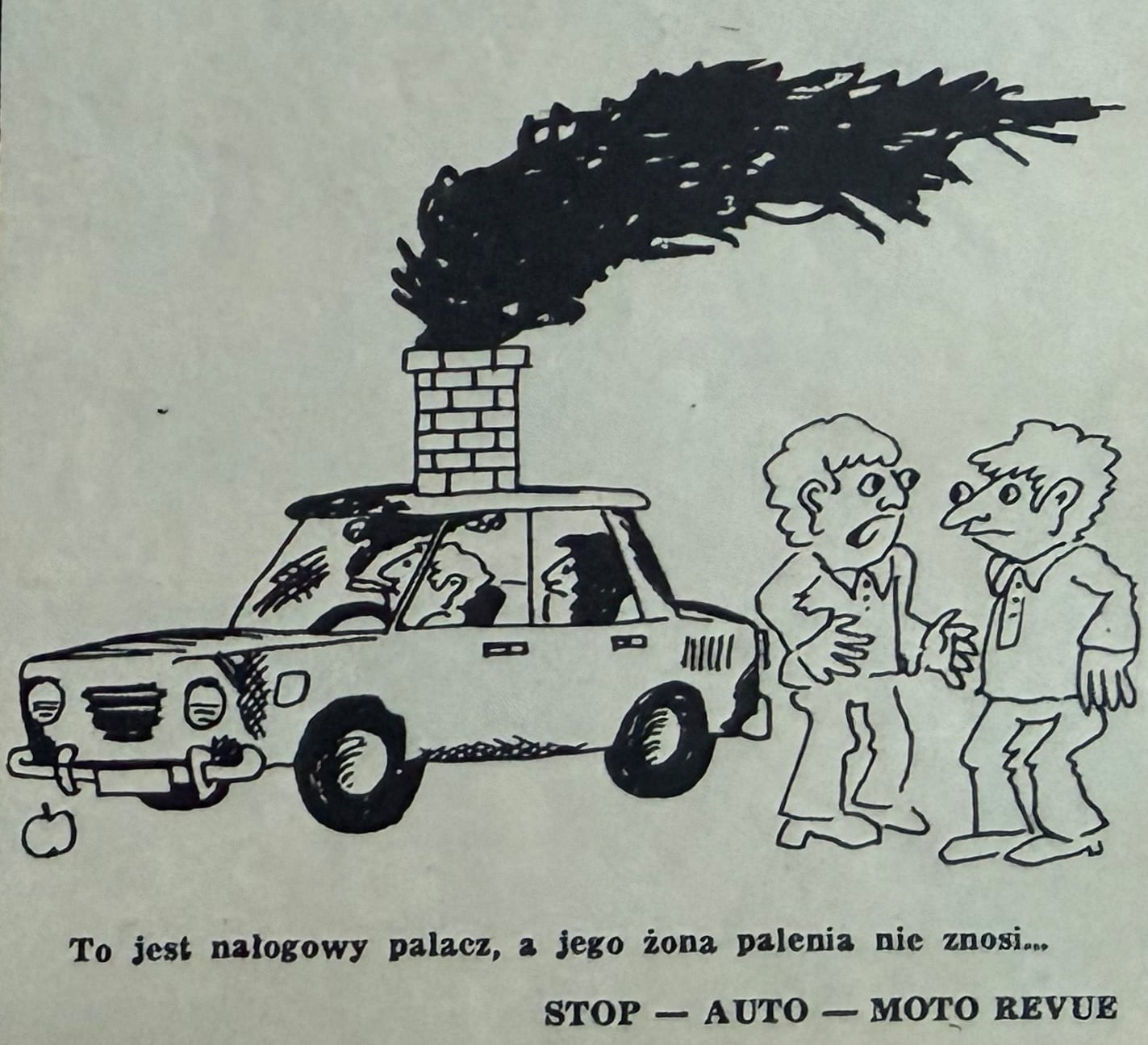 zanieczysczenie-powietrza-rysunek-satyryczny-motor-1976