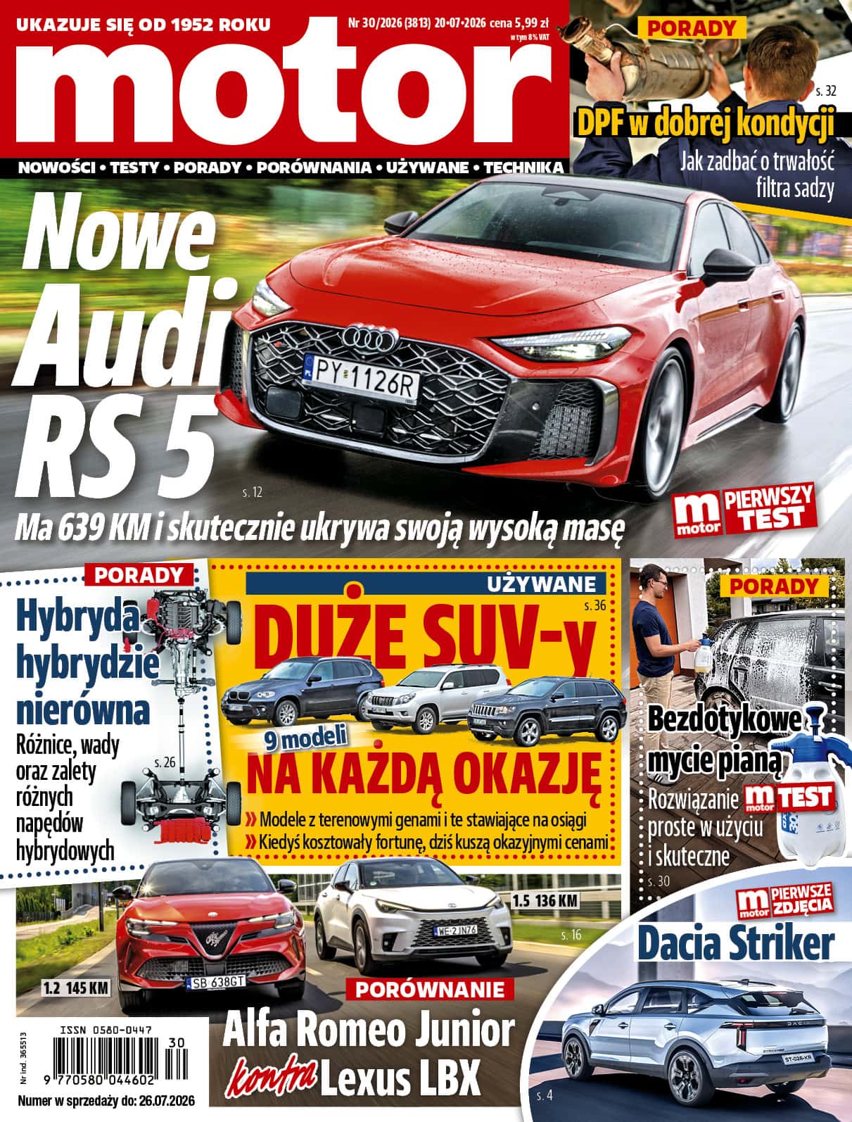 okładka tygodnika motor numer 30 z 2026 roku