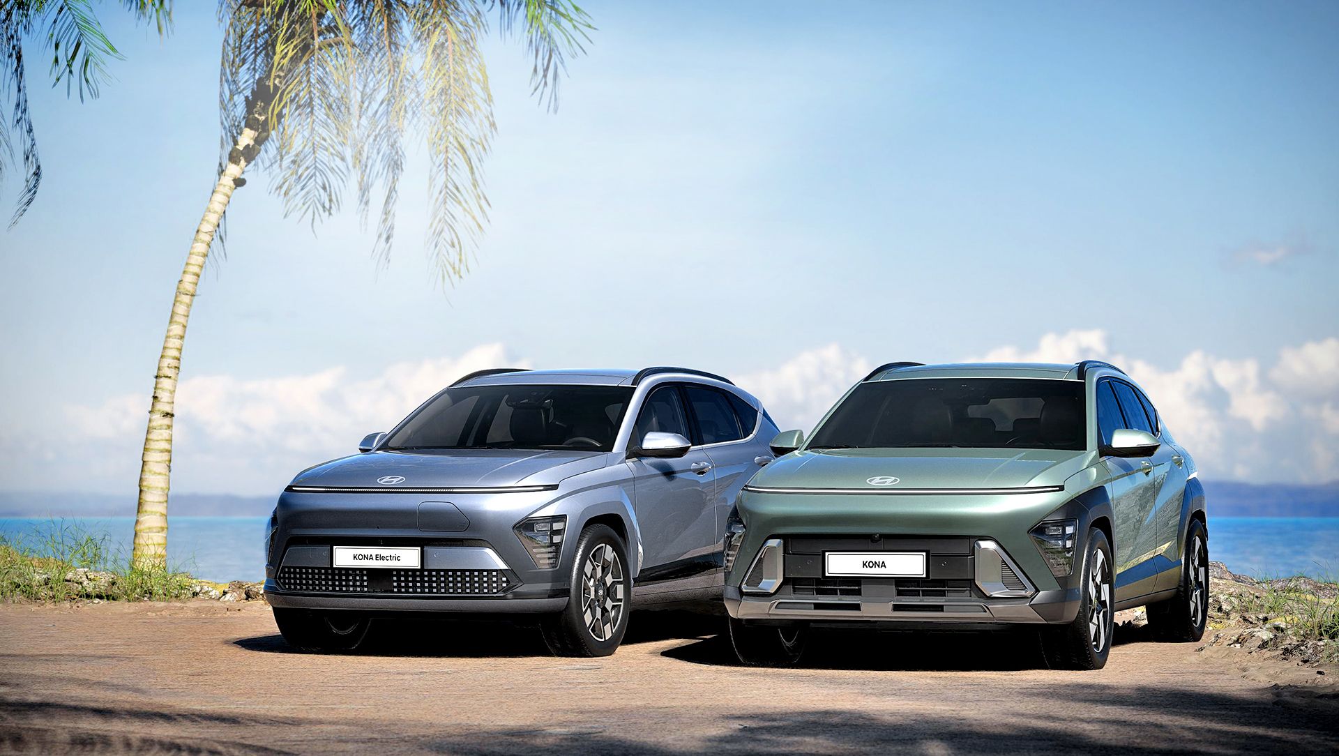 hyundai kona dwie wersje – widok od przodu