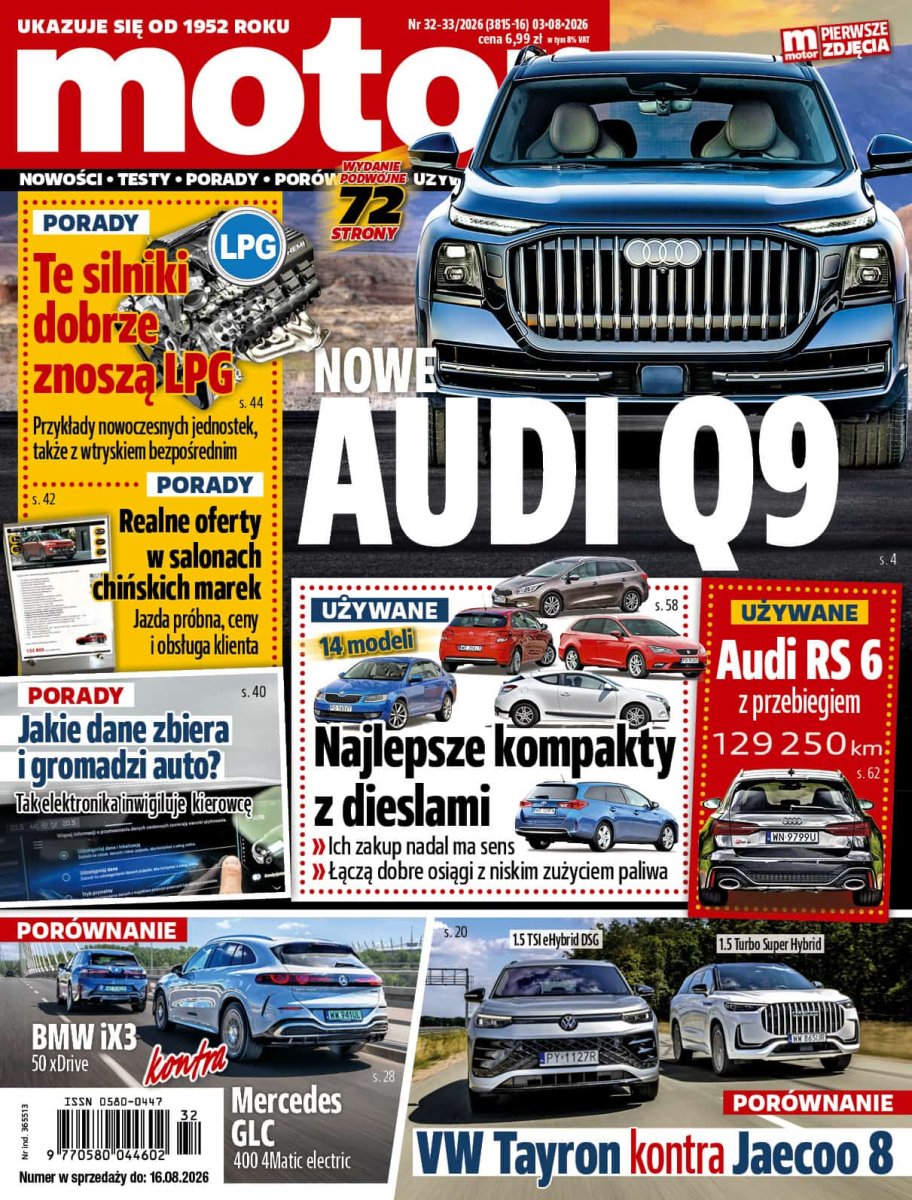 „Motor” nr 32-33/2026 – zapowiedź numeru