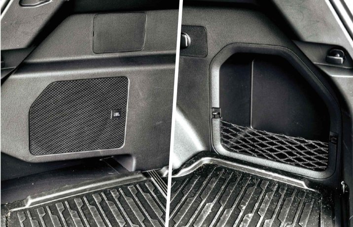 Toyota RAV4 2.5 Hybrid AWD-i Executive – bagażnik, subwoofer, schowek