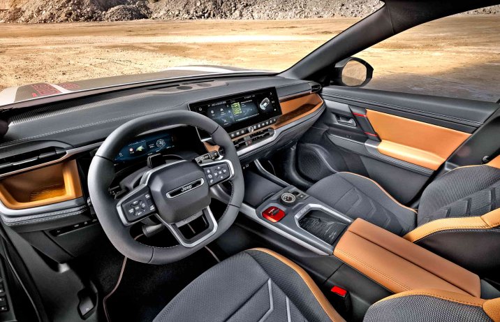 xJeep Compass 4xe – wnętrze, kokpit