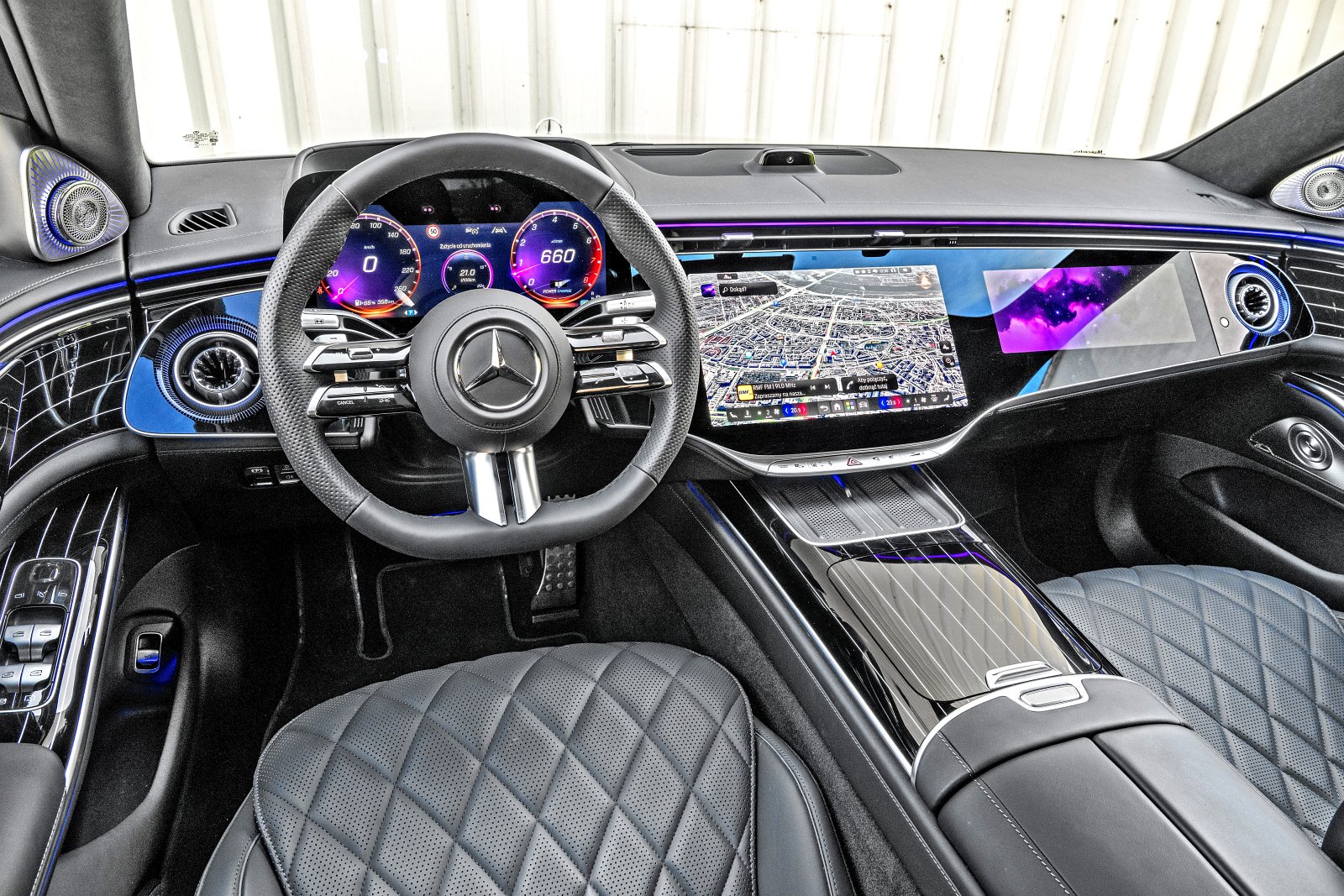 Mercedes S 580 (2026) - test - kokpit