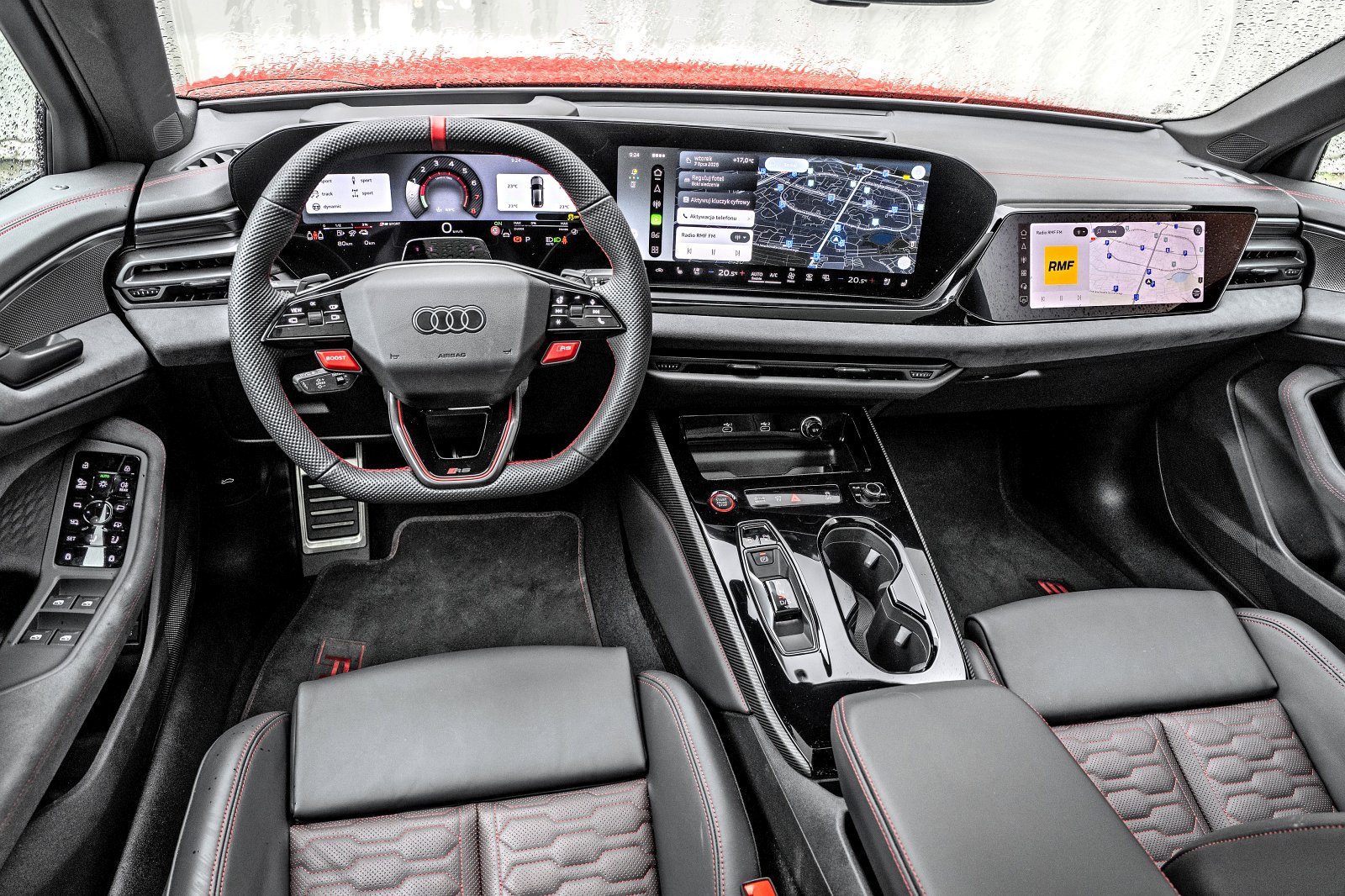 Audi RS 5 Limousine (2026) - test - kokpit
