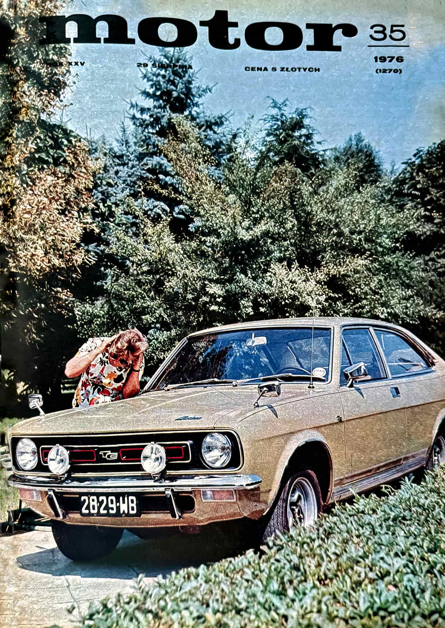 motor 35 z 1976 roku – okładka
