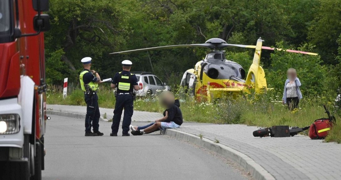 wypadek hulajnogi
