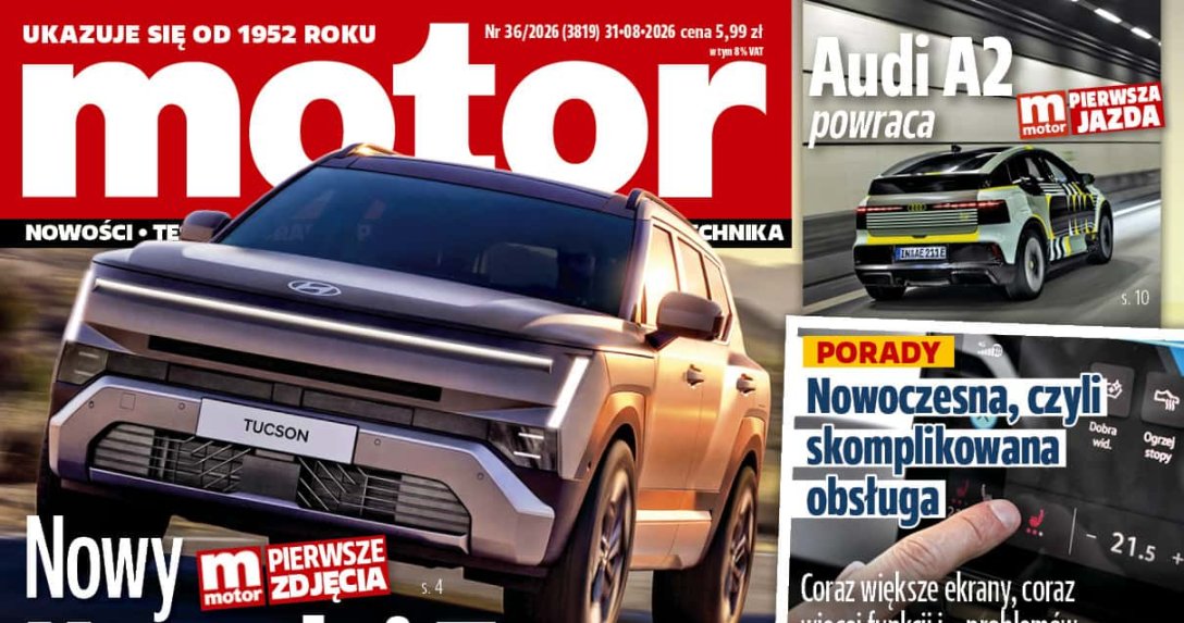 okładka tygodnika Motor numer 36 z2026 roku