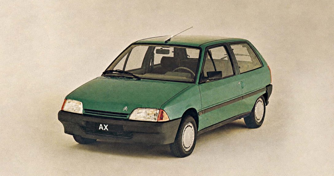 citroen AX  – przód
