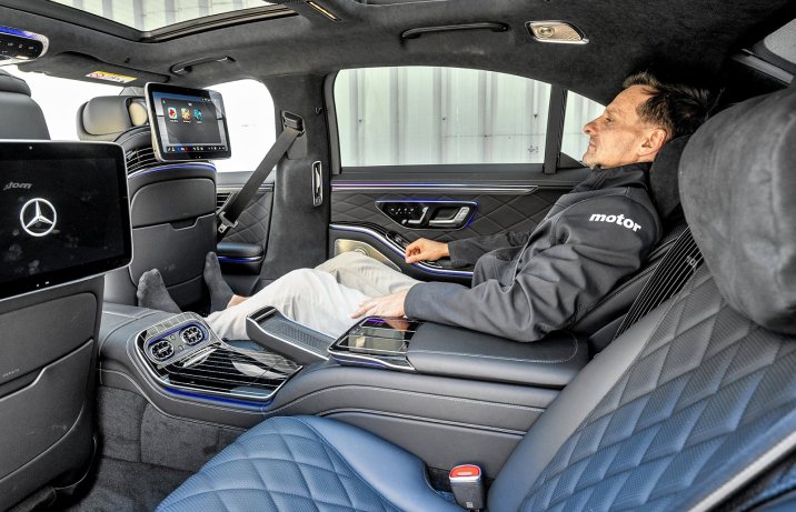 Mercedes S 580 (2026) - test - siedzenia tył