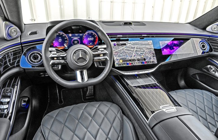 Mercedes S 580 (2026) - test - kokpit / deska rozdzielcza