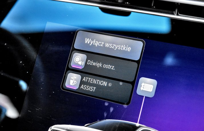 Mercedes S 580 (2026) - test - asystenci