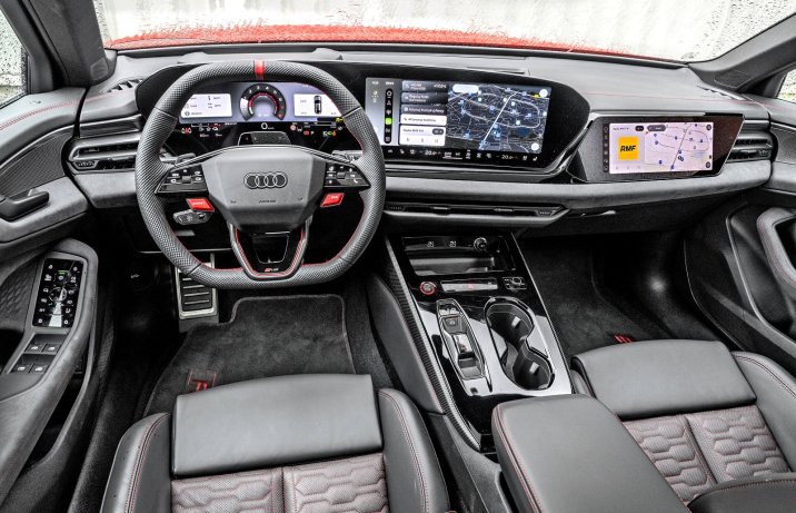 Audi RS 5 Limousine (2026) – test – kokpit / deska rozdzielcza